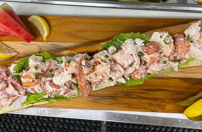 Fresh fried seafood at Tipsy Tuna