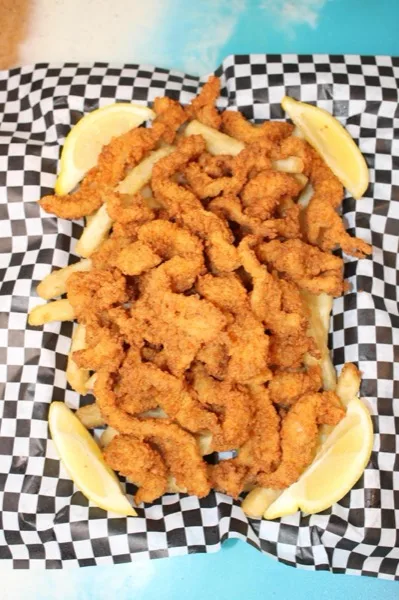 Local seafood dish